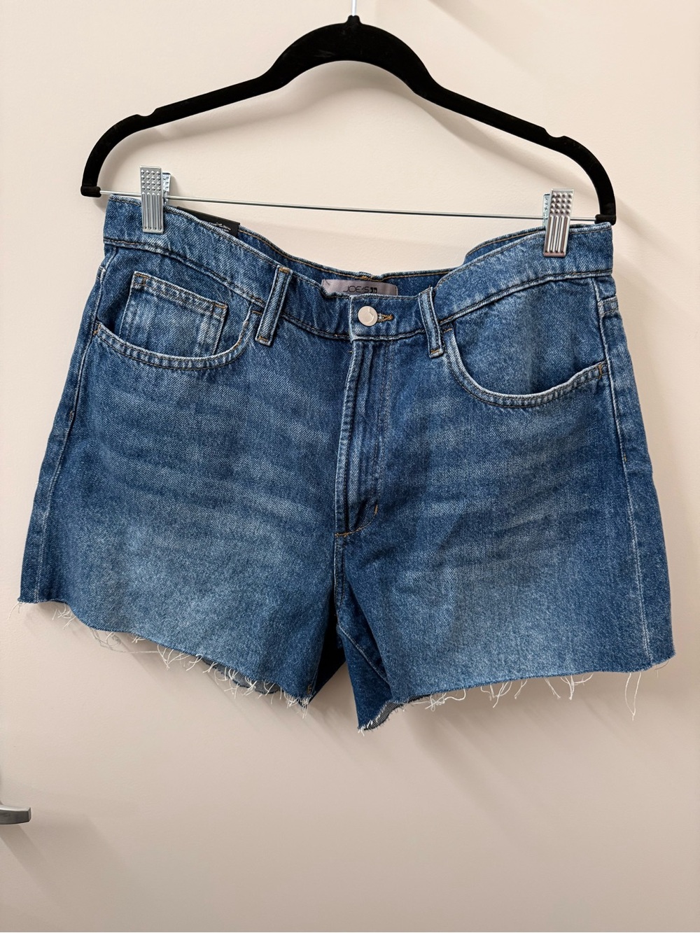 Joe's Jeans Raw-Hem Blue Denim Cutoff Shorts NWT